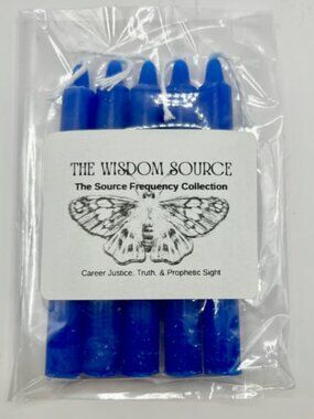 Wisdom Spell Candles 5Piece Ritual Chime Set Intention & Manifestation Undressed